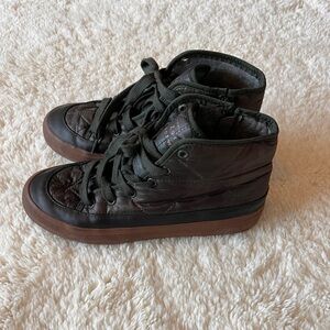 Zara Boys Hightop Camo Shoes Sz 3-3.5